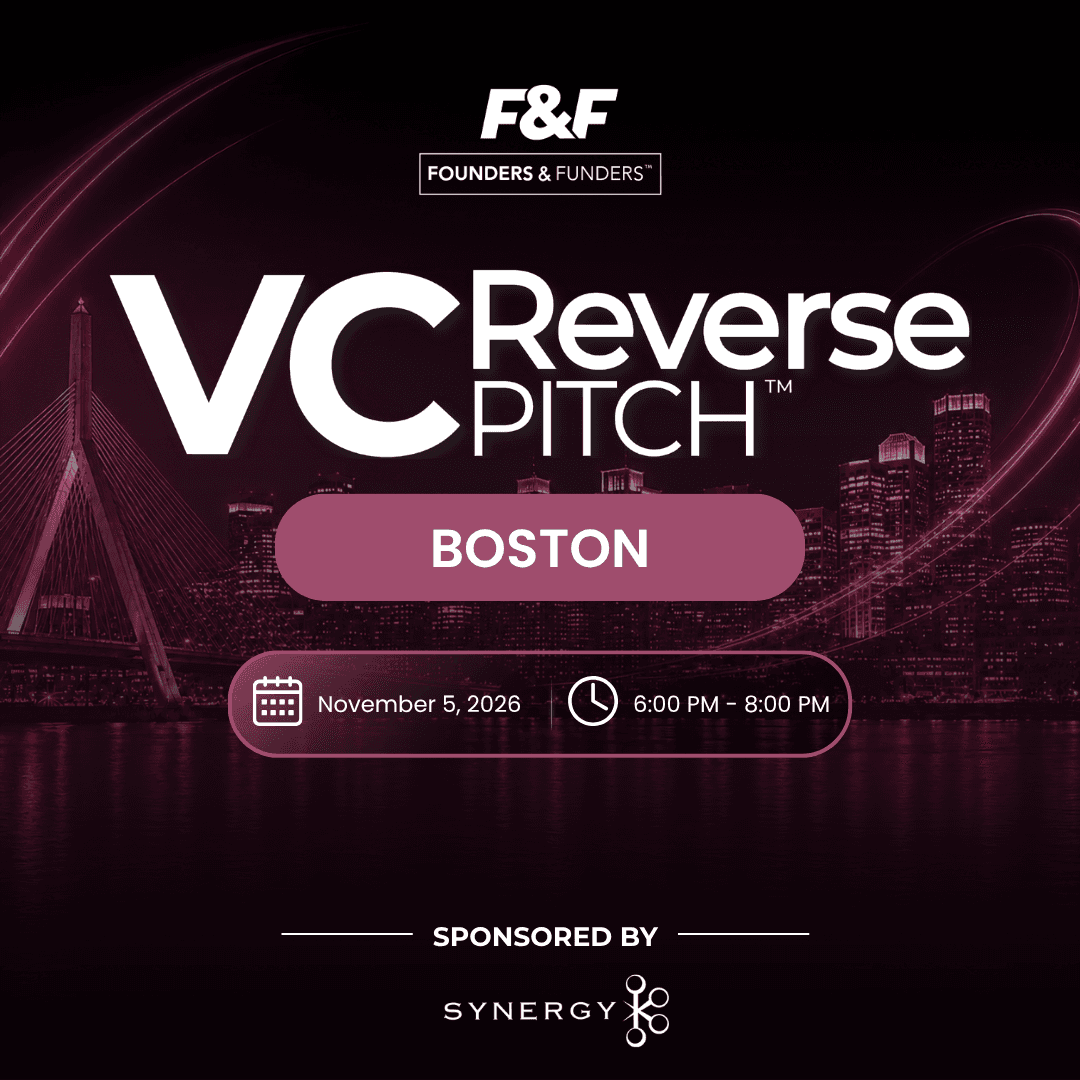 F&F Events Reverse Pitch — Boston, Nov 5, 2026