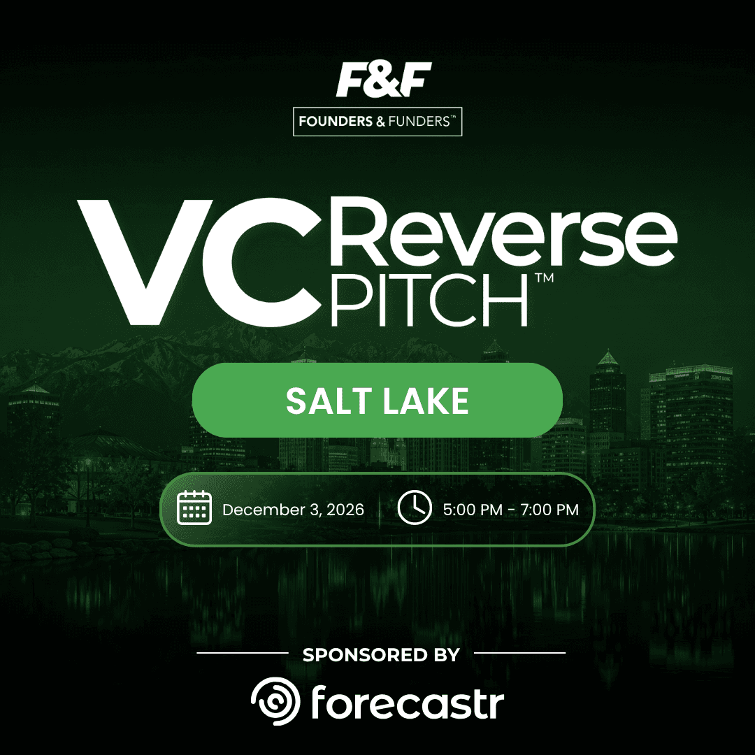 F&F Events Reverse Pitch — Salt Lake City, Dec 3, 2026