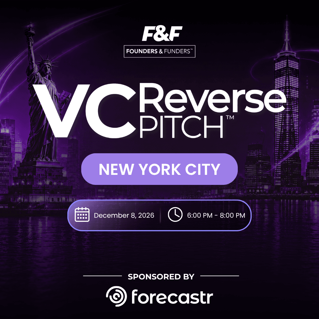 F&F Events Reverse Pitch — New York, Dec 8, 2026